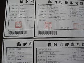 汽车临时上牌费多少